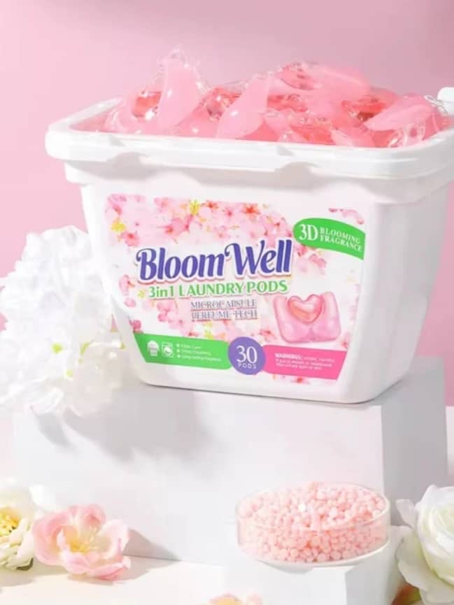 Pink Laundry pods
