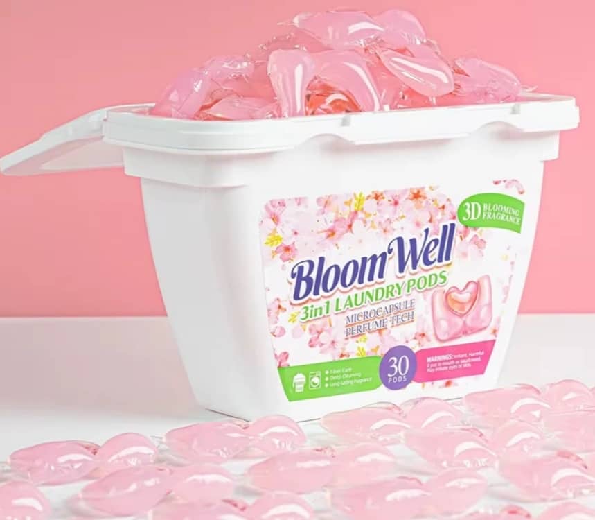 Pink Laundry pods